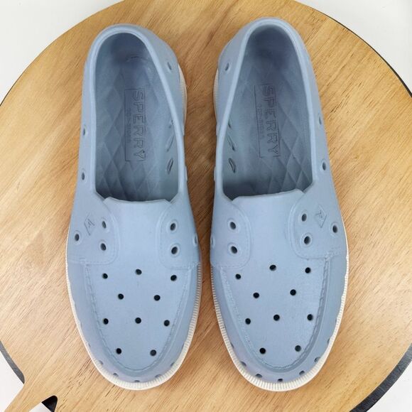 Sperry Original Float Water Slip On Boat Shoe Blue Womens 8 Men’s 6 - Picture 4 of 10